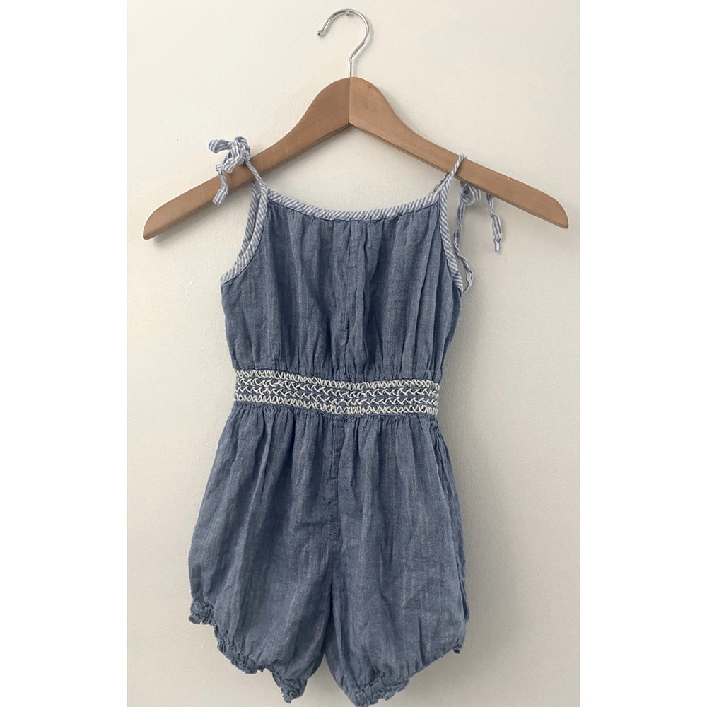 Roller Rabbit Girls Romper Size 4 100% Cotton